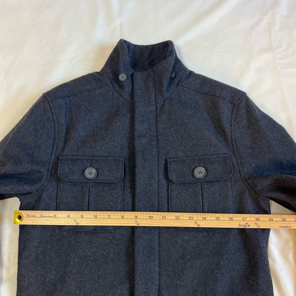 Original Penguin Men's Charcoal Field Jacket, Coat - Picture 5 of 7